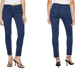 AG blue prima crop cigarette pants